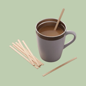 Disposable Wooden Tea & Coffee Stir Sticks